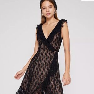 Black lace dress from urban